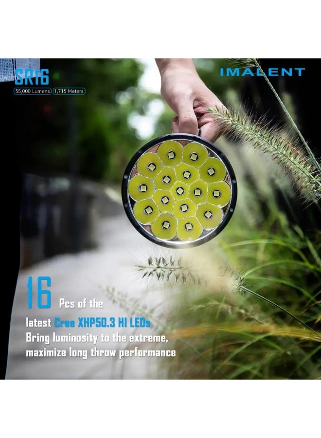 IMALENT SR16 Rechargeable Flashlight – 55,000 Lumens Super Bright LED Flashlight - Image 5